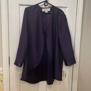 Elegant Plum colored jacket for special event. NWT